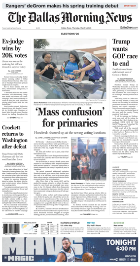 Cover of The Dallas Morning News