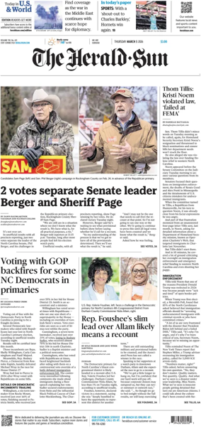 Cover of The Herald Sun