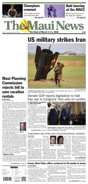 Cover of The Maui News - Weekender