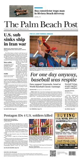 Cover of The Palm Beach Post