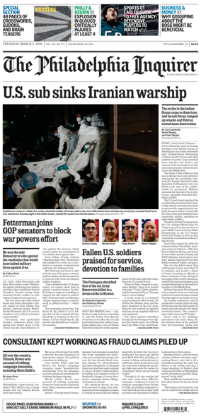 Cover of The Philadelphia Inquirer