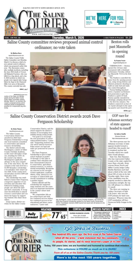 Cover of The Saline Courier