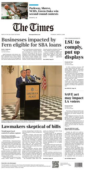 Cover of The Times (Shreveport)