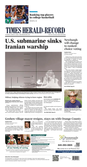 Cover of Times Herald-Record