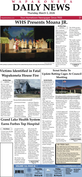 Cover of Wapakoneta Daily News