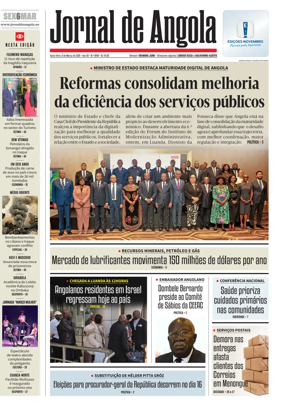 Cover of Jornal de Angola