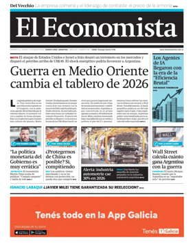 Cover of El Economista (Argentina)