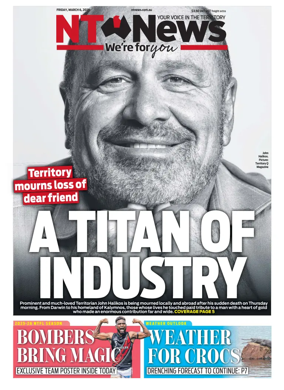 Cover of NT News