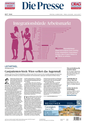 Cover of Die Presse