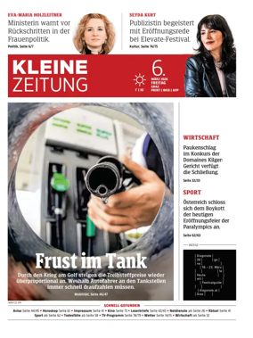 Cover of Kleine Zeitung Steiermark