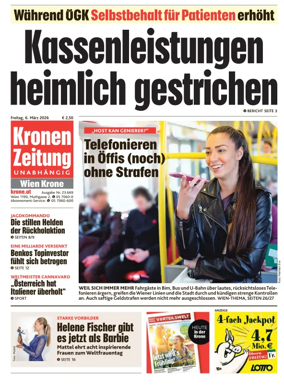 Cover of Kronen Zeitung