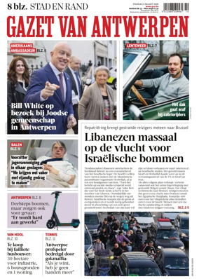 Cover of Gazet van Antwerpen Stad en Rand