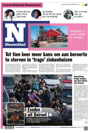 Cover of Het Nieuwsblad