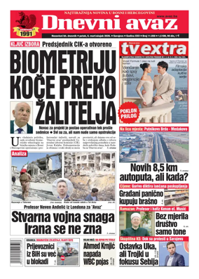 Cover of Dnevni avaz