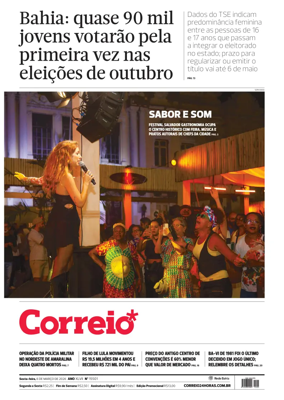 Cover of Correio da Bahia
