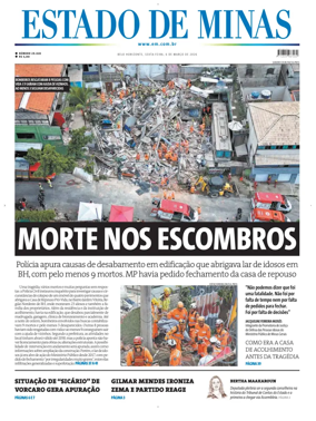 Cover of Estado de Minas (Brazil)