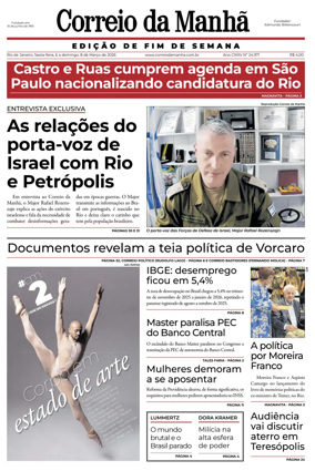 Cover of Jornal Correio da Manha