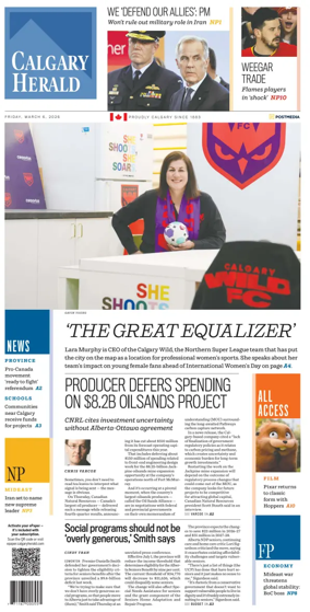 Cover of Calgary Herald