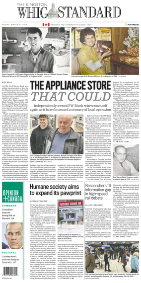 Cover of Kingston Whig-Standard