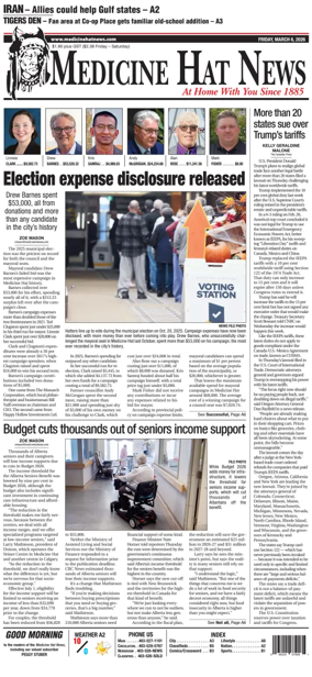 Cover of Medicine Hat News