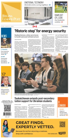 Cover of Regina Leader-Post
