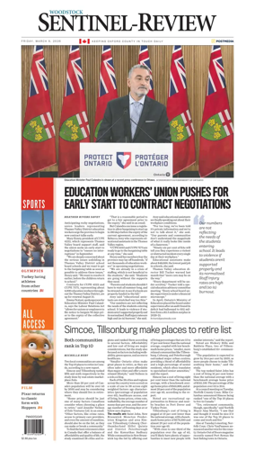 Cover of Sentinel-Review (Woodstock)