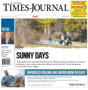 Cover of St. Thomas Times-Journal