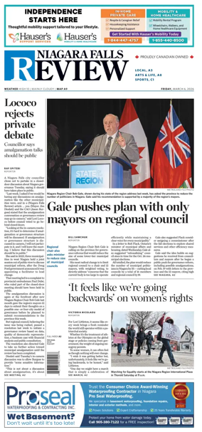 Cover of The Niagara Falls Review