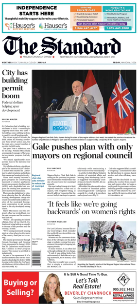 Cover of The Standard (St. Catharines)