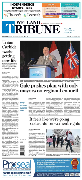 Cover of The Welland Tribune