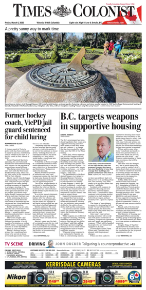 Cover of Times Colonist