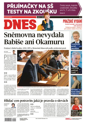 Cover of Dnes Prague Edition