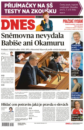 Cover of MF DNES