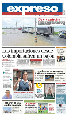 Cover of Diario Expreso