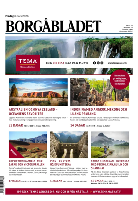 Cover of Borgabladet