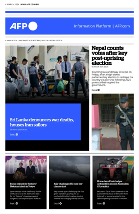 Cover of AFP English