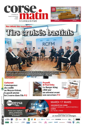 Cover of Corse Matin