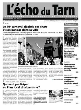 Cover of L’echo du Tarn