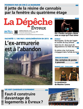 Cover of La Depeche Evreux