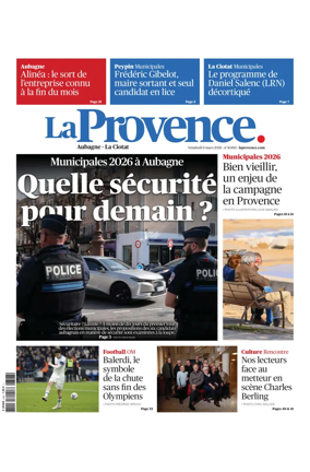 Cover of La Provence Aubagne-La Ciotat