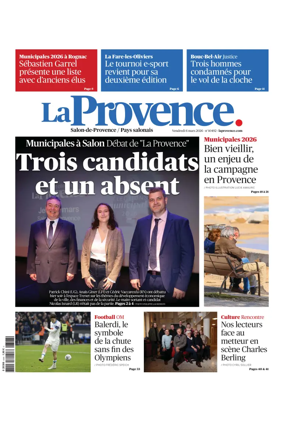 Cover of La Provence Salon-de-Provence / Pays salonais
