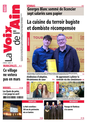 Cover of La Voix de l’Ain Amberieu en Bugey - Meximieux