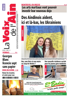 Cover of La Voix de l’Ain Bresse