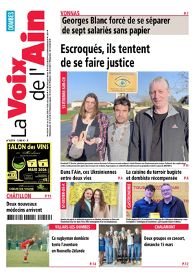 Cover of La Voix de l’Ain Dombes