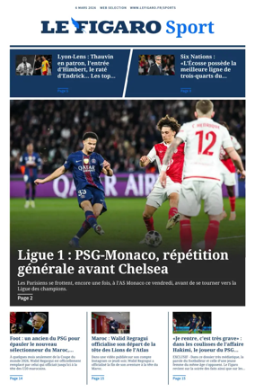 Cover of Le Figaro Sport