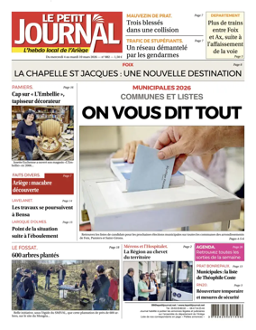 Cover of Le Petit Journal - L'hebdo local de l'Ariege