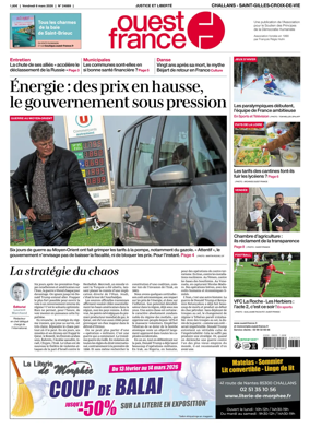 Cover of Ouest France (Challans / Saint-Gilles-Croix-de-Vie)