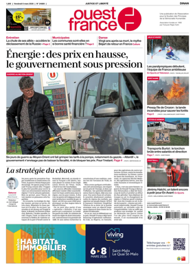 Cover of Ouest France (Dinan)