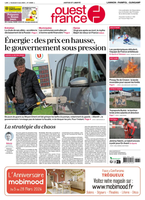 Cover of Ouest-France (Lannion / Paimpol / Guingamp)