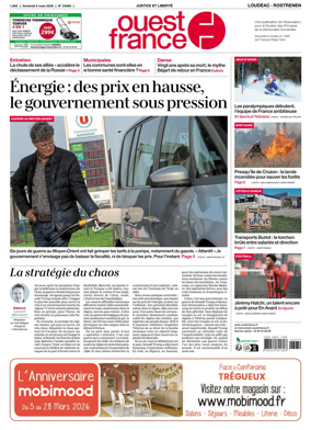 Cover of Ouest France (Loudeac / Rostrenen)